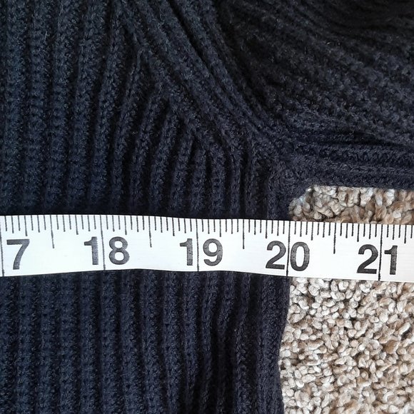 Vince Black Cashmere Blend Crossover Tie Back Sweater SZ XS - Picture 11 of 13